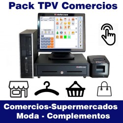 Pack TPV ECO1 Tactil Comercios